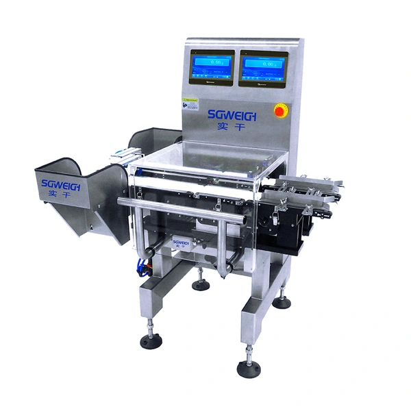 High-Speed 2-Line Checkweigher for Dual-Lane Packaging Efficient Compact Checkweigher