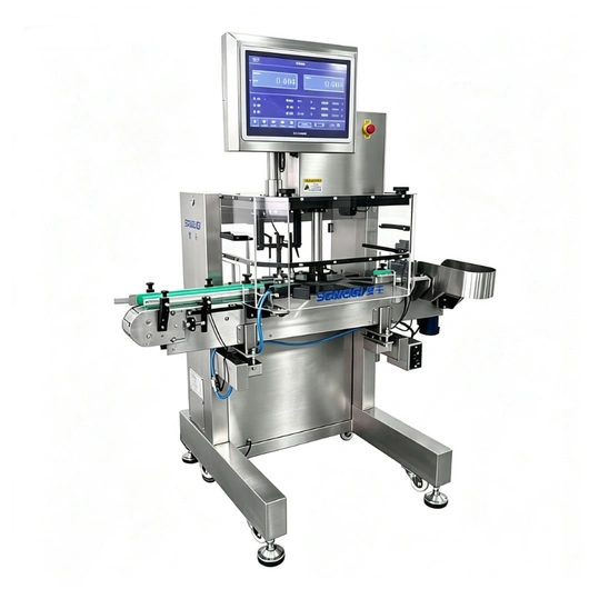 Efficiency Inline Rotary Vial Checkweigher for Pharmaceutical Packaging