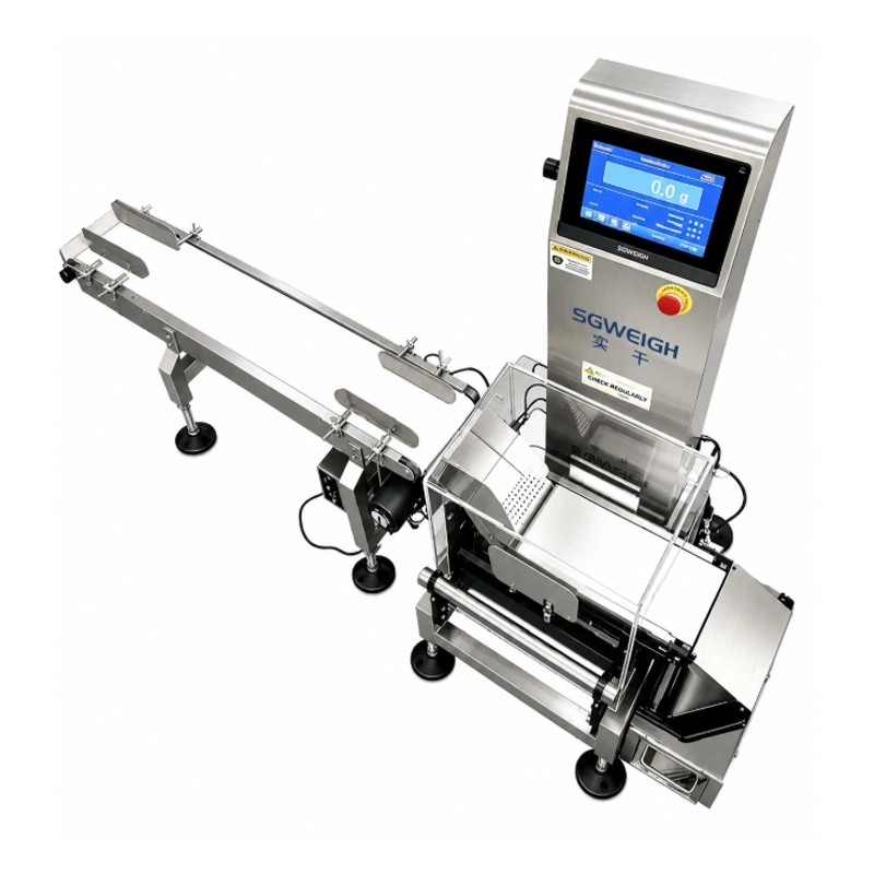 High-Precision Incline Conveyor Checkweigher Custom-Made Inline Checkweigher