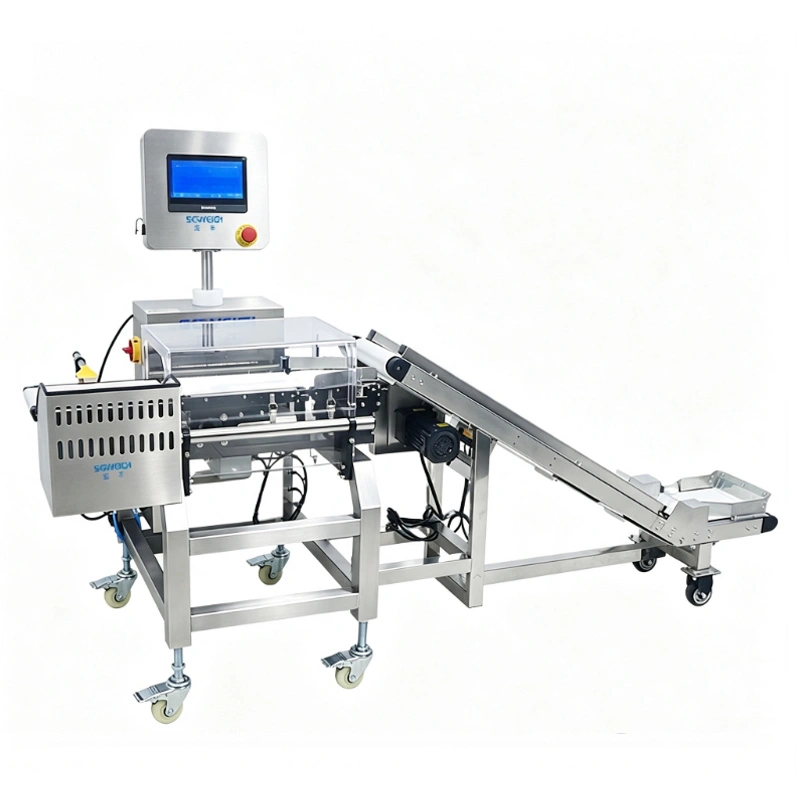 High-Precision Incline Conveyor Checkweigher Custom-Made Inline Checkweigher