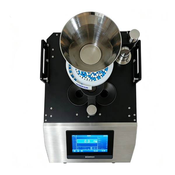Compact Pharmaceutical Checkweigher for Tablets Capsules Inline Sampling Machine