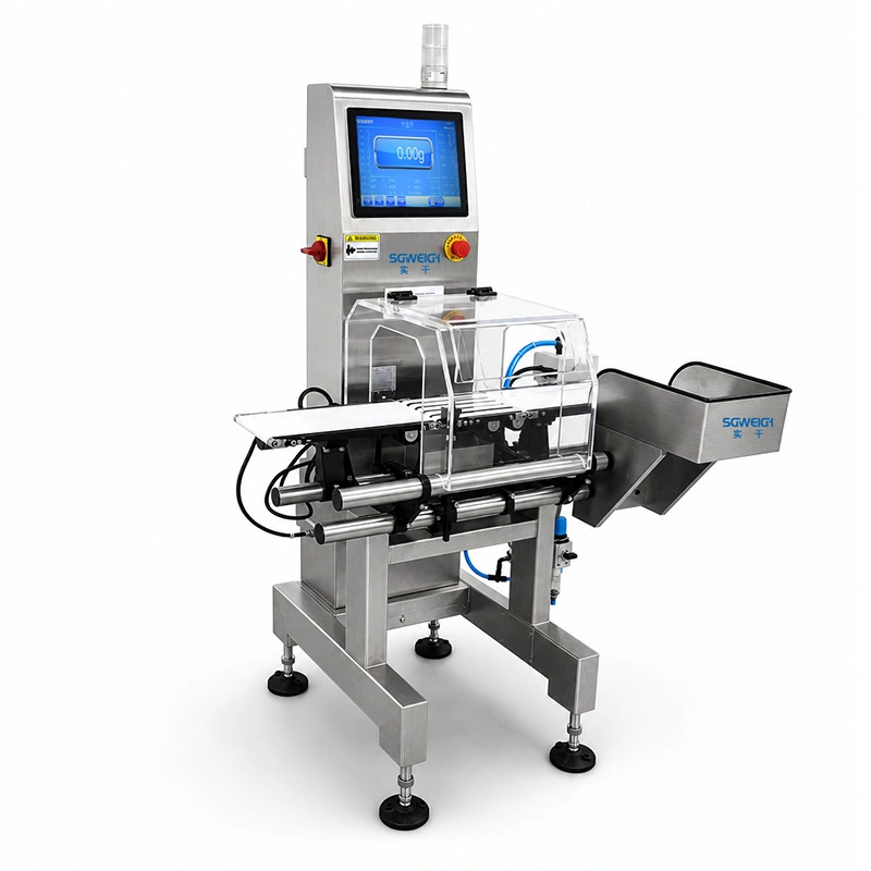 High Speed Nuts Package Checkweigher Inline Food Checkweigher for Prodcution