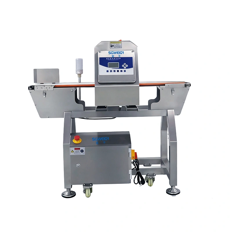 Box Metal Detector Machine with Rejector Dynamic Conveyor Metal Detecttion System