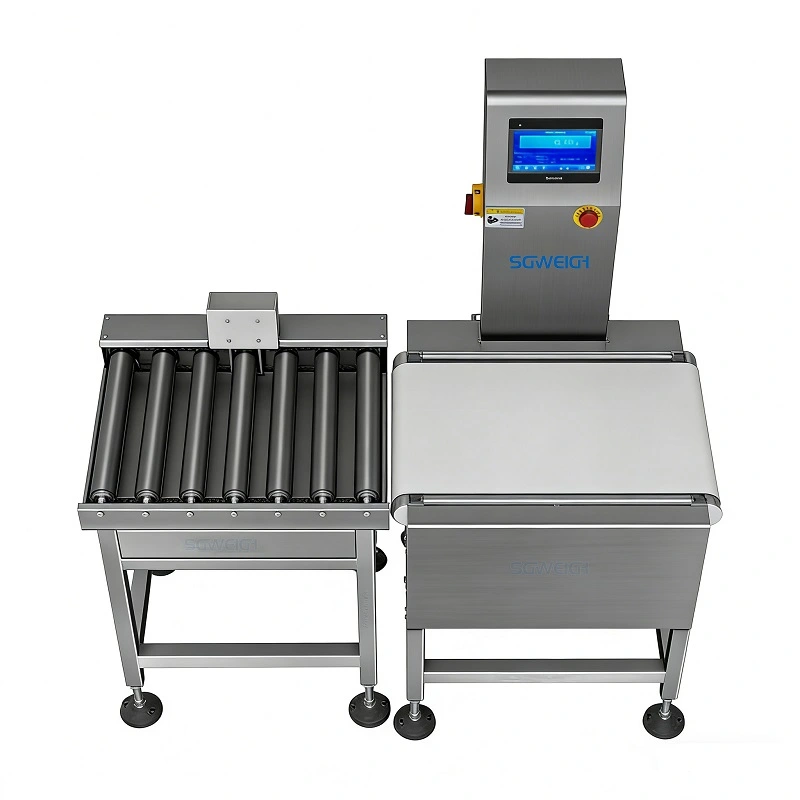 Heavy Box Checkweigher with Push Rejector Stable Conveyor Industrial Checkweigher