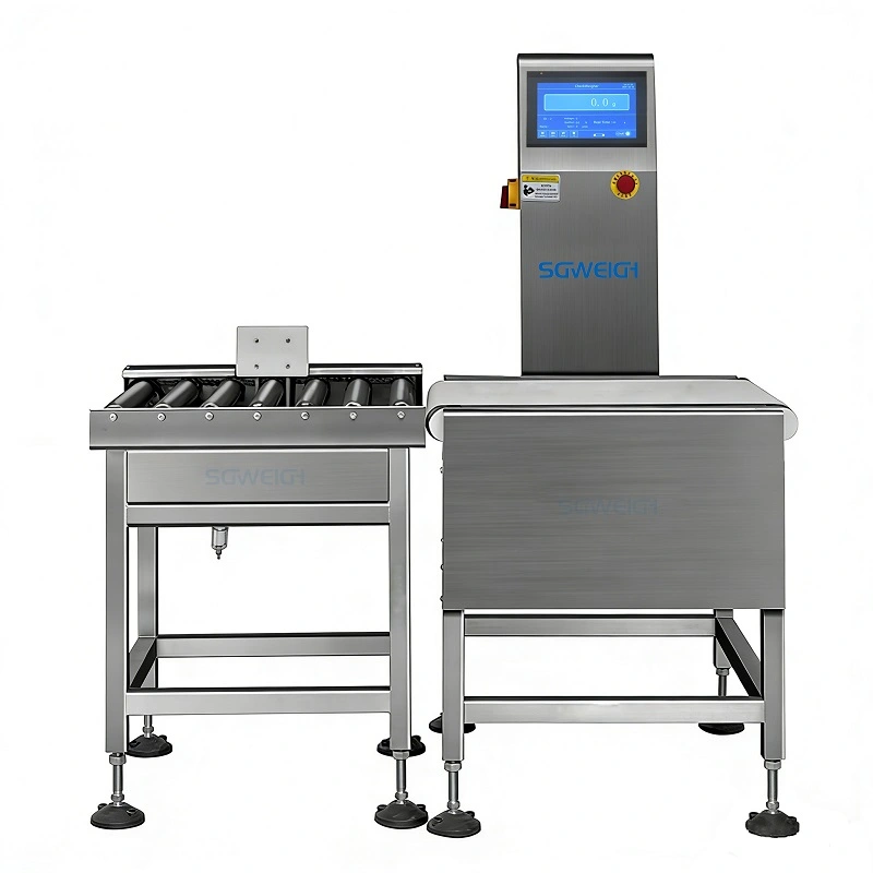 Heavy Box Checkweigher with Push Rejector Stable Conveyor Industrial Checkweigher