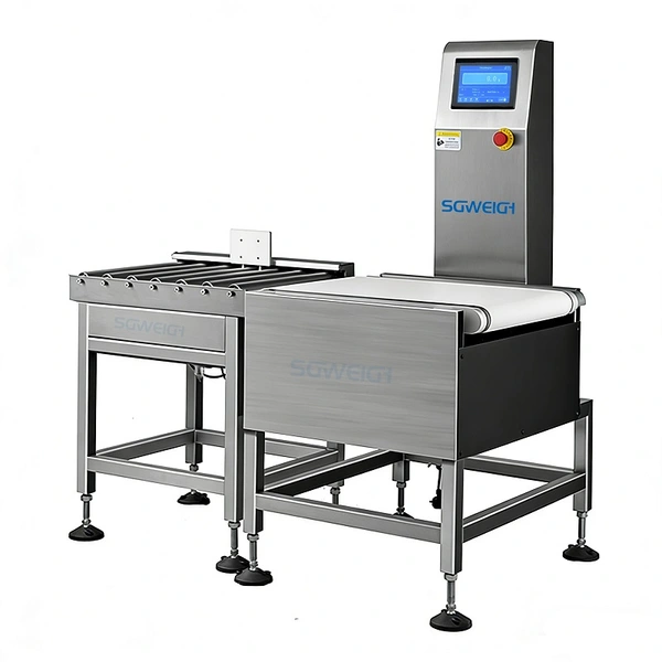 Heavy Box Checkweigher with Push Rejector Stable Conveyor Industrial Checkweigher