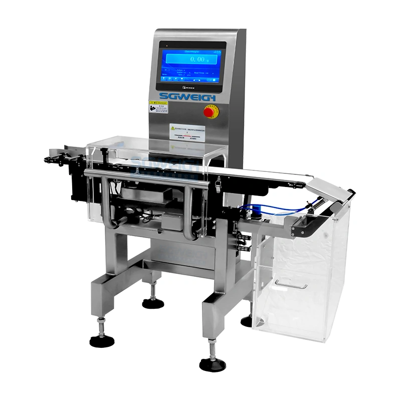 High Speed Cap Inline Checkweigher Industrial Assembly Process Weight Checker