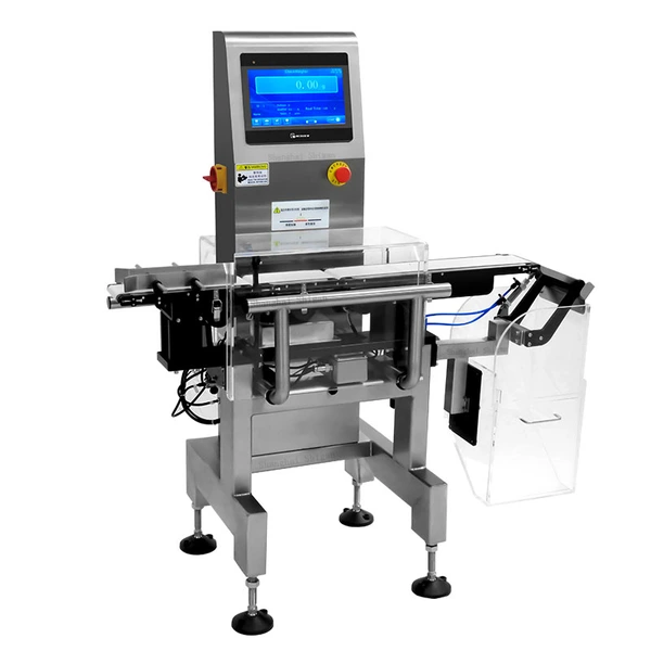 High Speed Cap Inline Checkweigher Industrial Assembly Process Weight Checker