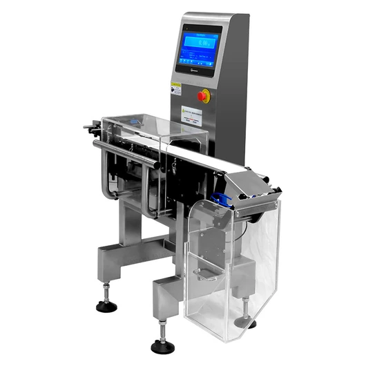 High Speed Cap Inline Checkweigher Industrial Assembly Process Weight Checker