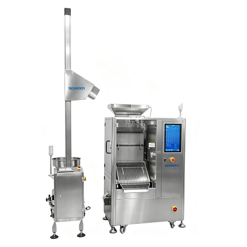 Automatic Capsule & Tablet Checkweigher with Elevator Weight Inspection Machine