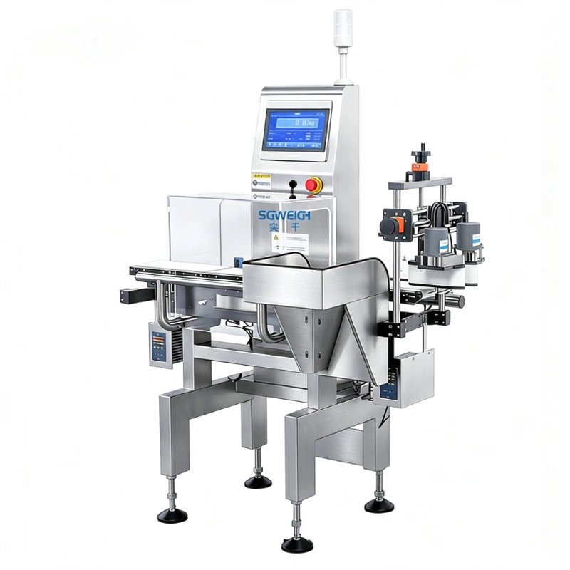 Inline Checkweigher for Eye Drop Bottles Pharma Automatic Checkweighing Machine