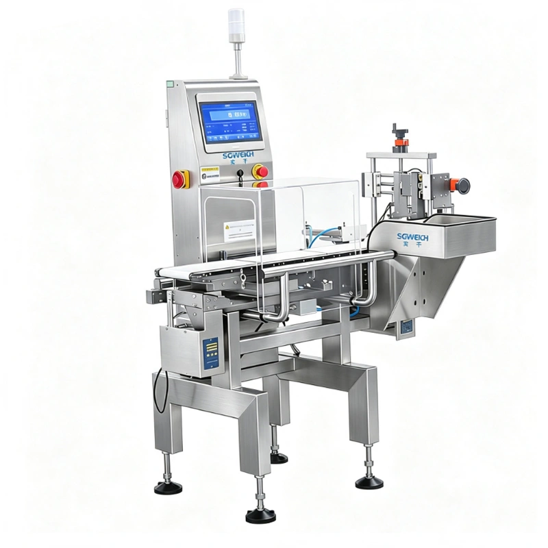 Inline Checkweigher for Eye Drop Bottles Pharma Automatic Checkweighing Machine