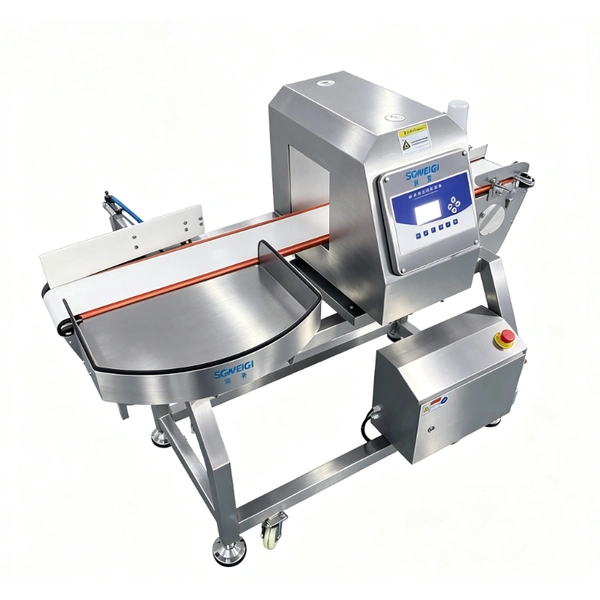 Food Bottling Line Metal Detector Beverage Metal Detector with Rejector