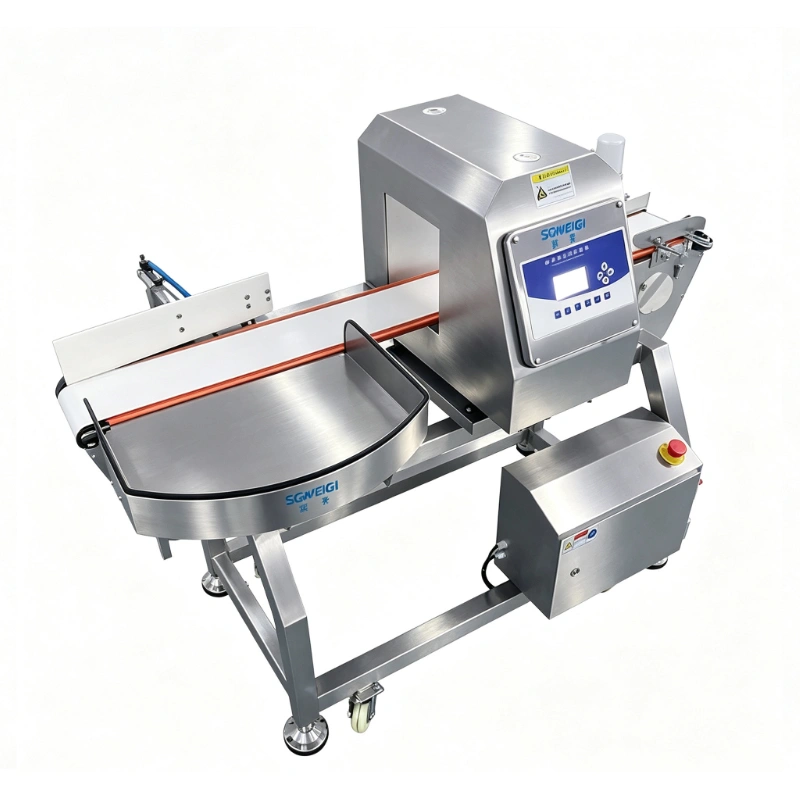 Food Bottling Line Metal Detector Beverage Metal Detector with Rejector