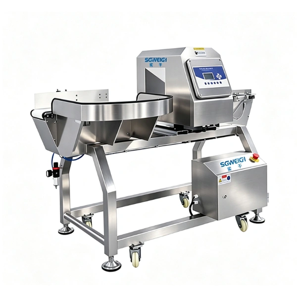 Food Bottling Line Metal Detector Beverage Metal Detector with Rejector
