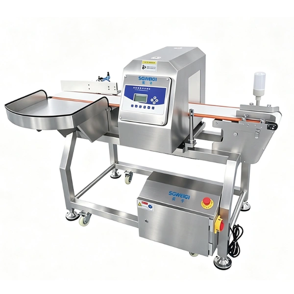 Food Bottling Line Metal Detector Beverage Metal Detector with Rejector