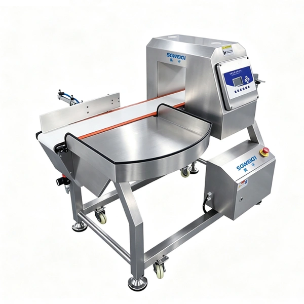 Food Bottling Line Metal Detector Beverage Metal Detector with Rejector