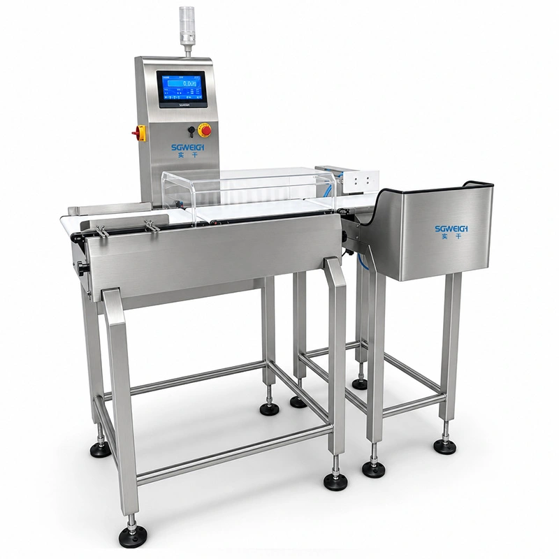 High-Speed Checkweigher for Seafood Processing Oysters Packaging Checkweigher