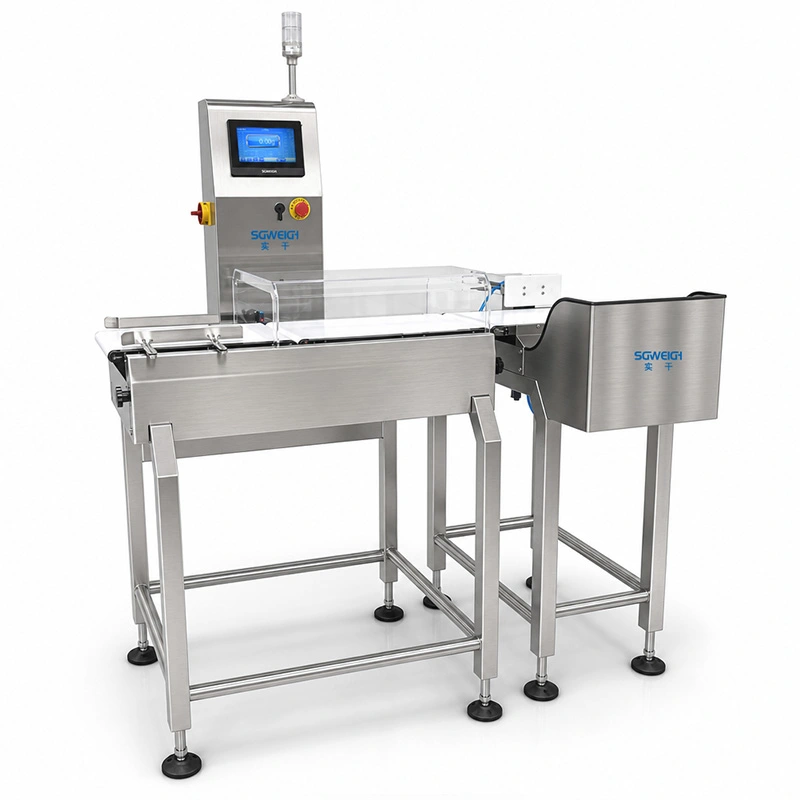 High-Speed Checkweigher for Seafood Processing Oysters Packaging Checkweigher