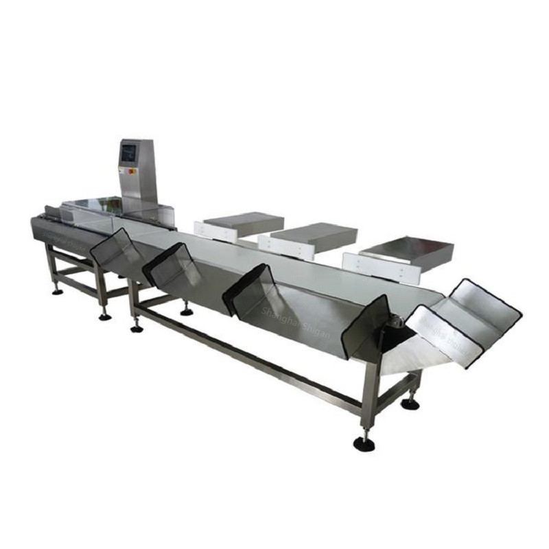 Multistage sorting checkweigher system