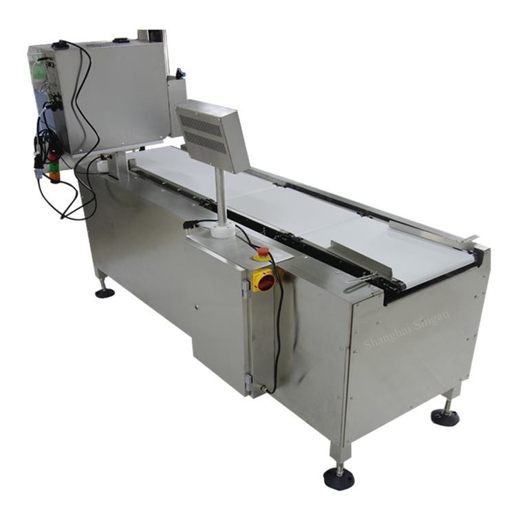 Automatic weighing and labeling machine