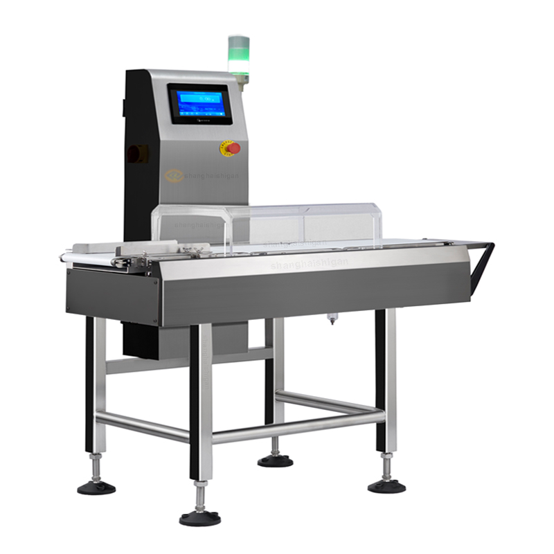 Food assembly line checkweigher