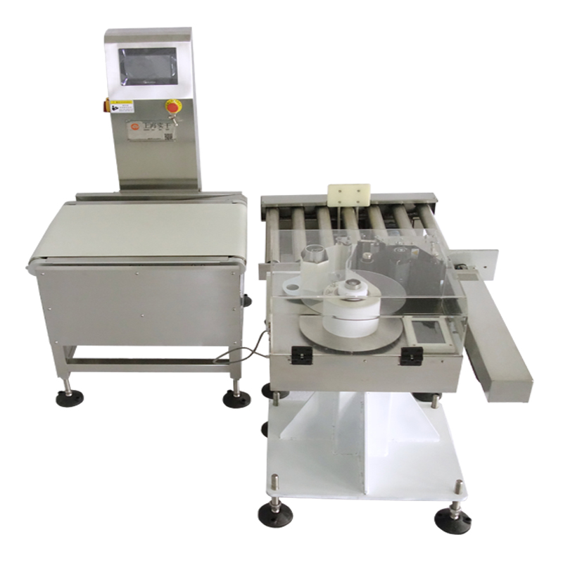 Meat Processing Factories Checkweigher Labeling Machine