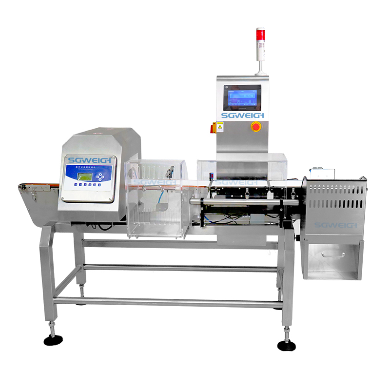 Checkweigher And Metal Detector Combo With Alarm