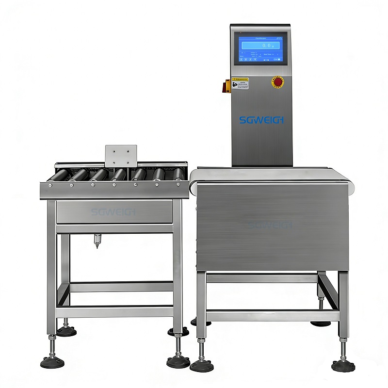 Heavy Box Checkweigher with Push Rejector