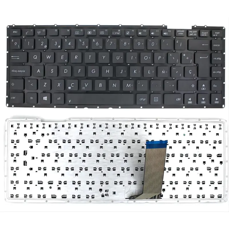 Laptop Spanish Keyboard For asus X451 X451V