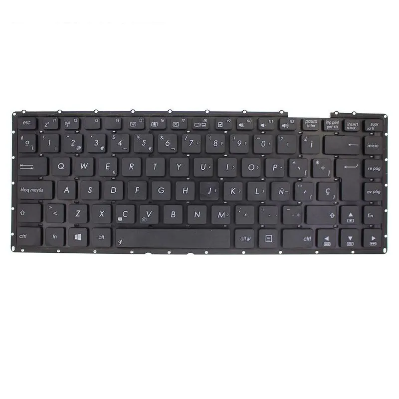 Laptop Spanish Keyboard For asus X451 X451V