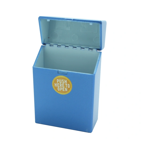 ABS cigarette case box holder full pack. Imprinted plastic cigarette holder