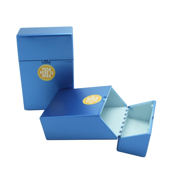 ABS cigarette case box holder full pack. Imprinted plastic cigarette holder