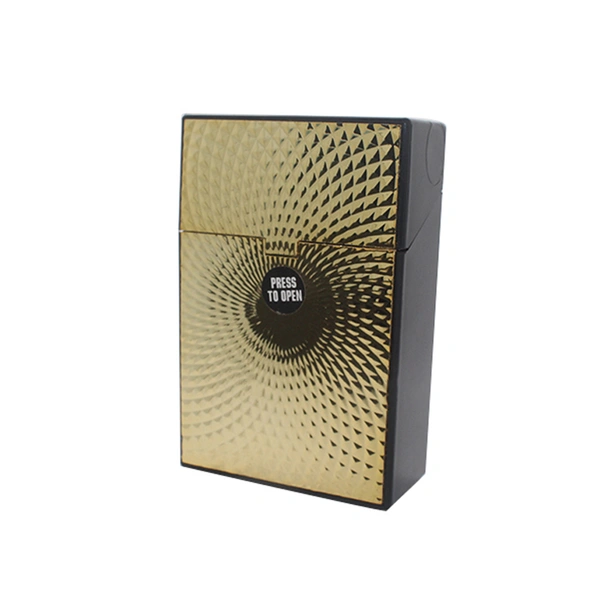 new creative high-grade cigarette Holder pack 20 pieces waterproof cigarette box with shiny sticker