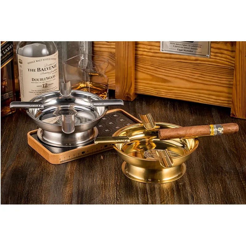 Пепельница для сигар из нержавеющей стали высокого качества   