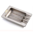  new custom logo JIFENG zinc alloy metal 3 slots enjoy cigars ashtray