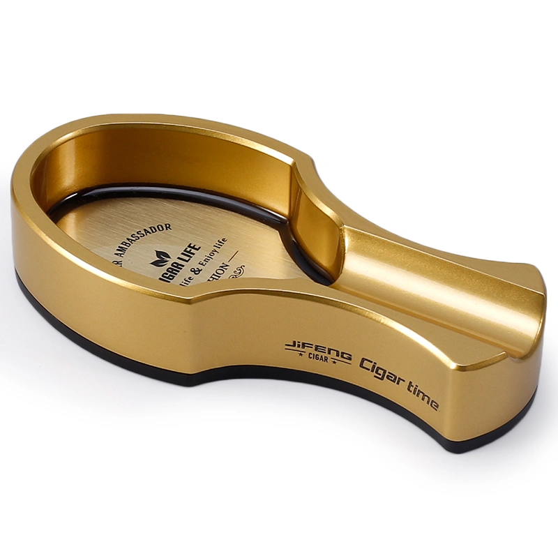New promotion advertising metal custom logo color cigar ashtray for personal
