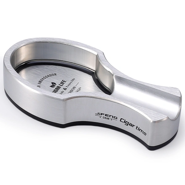 High quality zinc alloy cigar ashtray for one cigar 