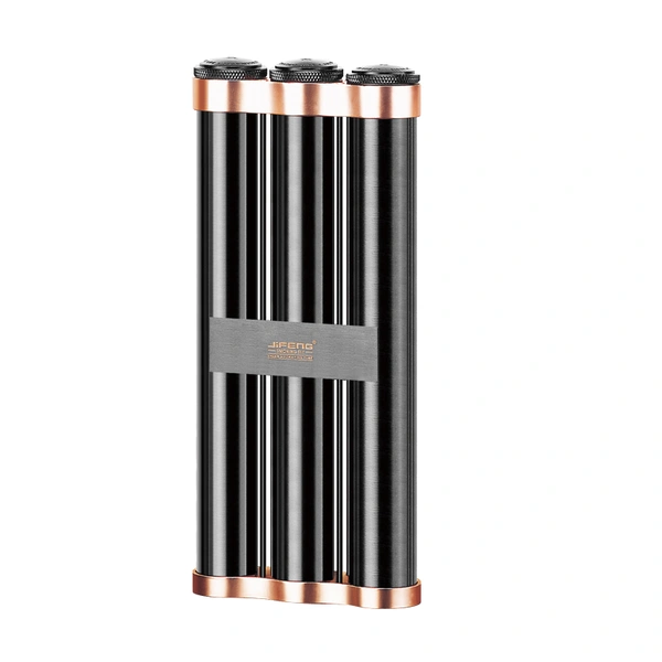 aluminium metal custom cigar tubes wholesale for 3 cigars