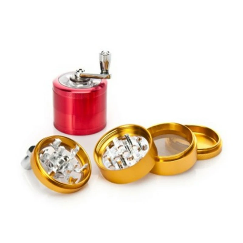 4 layer diameter 50MM aluminum alloy hand smoke grinder