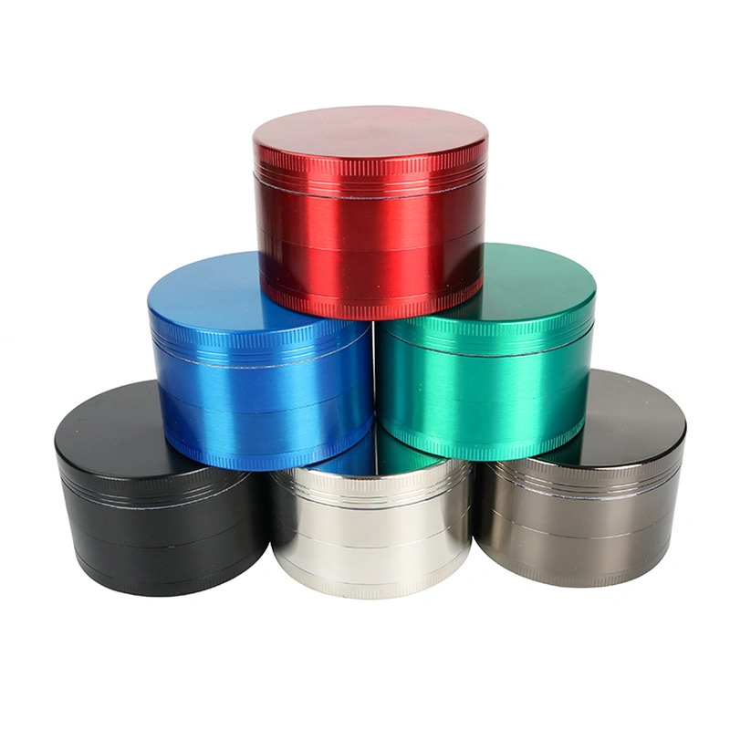 5cm Zinc Alloy Tobacco Grinder Rainbow Herb Grinder 