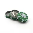 Hand Muller Poker Chip Style 3 Piece Tobacco/Spice/Herb/Weed Casino Pollen Grinder