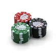 Hand Muller Poker Chip Style 3 Piece Tobacco/Spice/Herb/Weed Casino Pollen Grinder