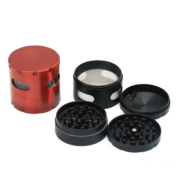 Metal 3 layer design tobacco herb grinder 55mm