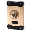 China cigar accessories manufacturer  grey gold black sharp stainless steel Blade Cigar V Cutter punch tool
