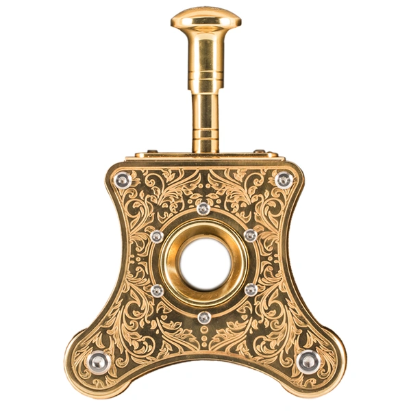 factory manufacturer high quality luxury desk top table carbon fiber metal sharp cigar cutter