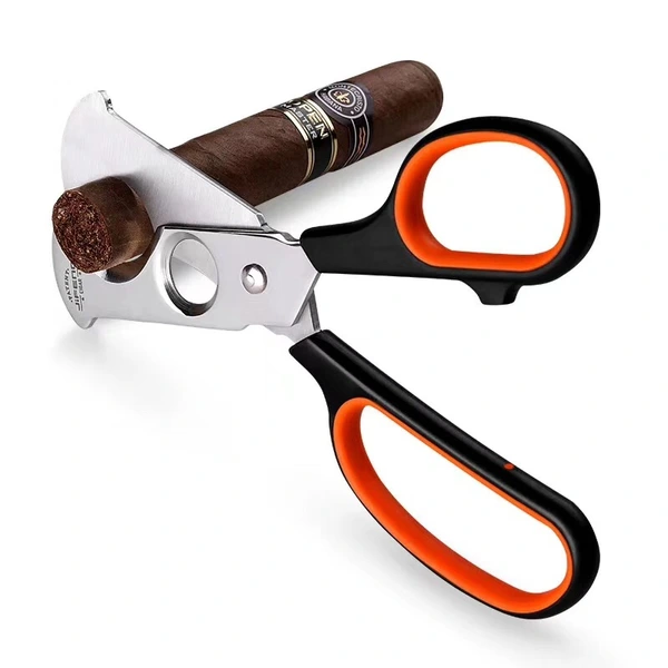 stainless steel 2 size cigar Scissors for any ring gauge cigar