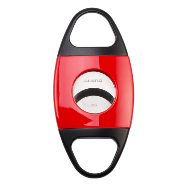 Red Wabe  high quality sharp customized logo metal stainless steel blades portable cigar cutter