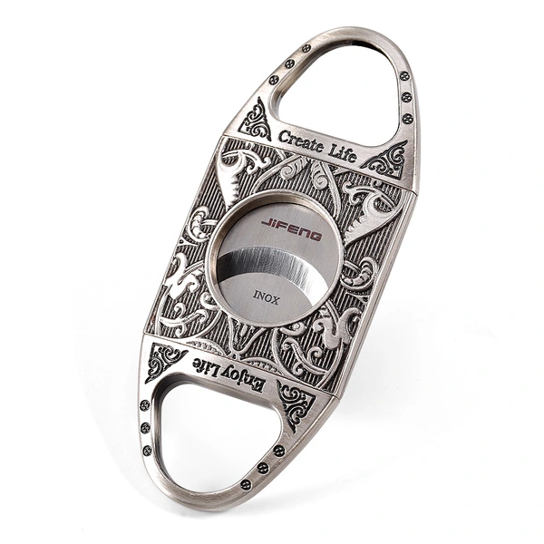 flower design vintage cigar cutter scissors sharp blades for cigar accessories