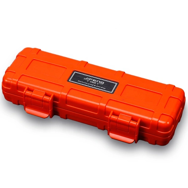  Custom plastic outside Cedar Wood inside travel Cigar case with humidifier for 2 cigars